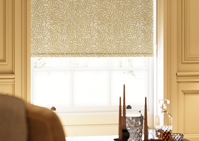 William Morris At Home Willow, Ochre - Twist&Fit Roller Blind - Image 5